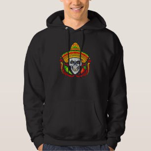 Cinco De Mayo Mexican Cross Sonnenbrillen Skull Mu Hoodie