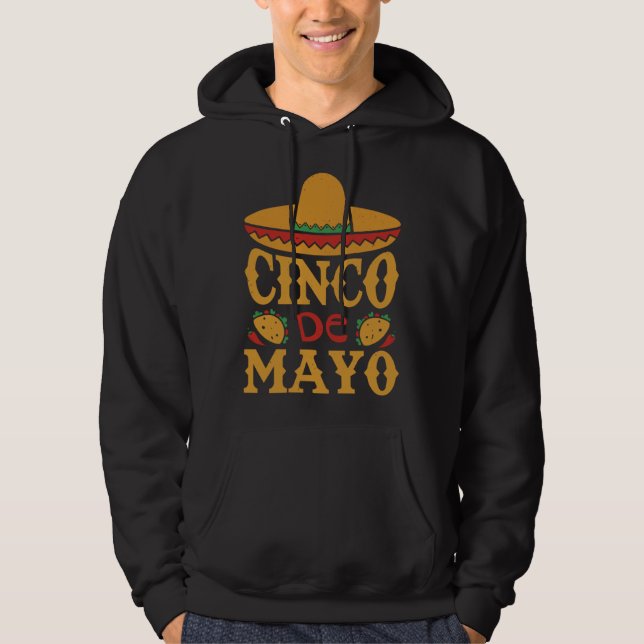Cinco De Mayo Mexican Fiesta 5 De Mayo Taco Kids M Hoodie (Vorderseite)