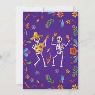 Cinco de Mayo Mexican Fiesta Skull Vielen Dank Einladung