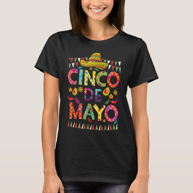 Cinco de Mayo Mexican Fiesta Squad 5 de Mayo T-Shirt (Vorderseite)