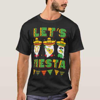 Cinco De Mayo Mexican Gnomes Lasse Fiesta T-Shirt