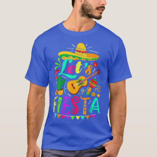 Cinco De Mayo Mexican Guitar Cactus 26 T-Shirt