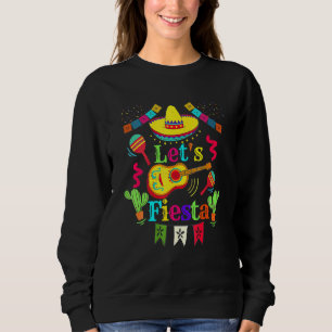 Cinco De Mayo Mexican Guitar Cactus Lasse Fiesta P Sweatshirt
