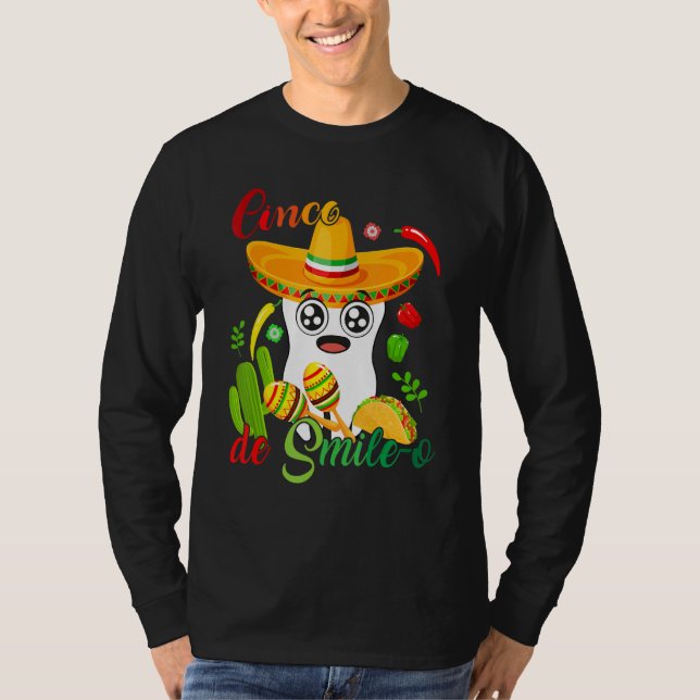 Cinco De Mayo Mexican Holy Guacamole Fiesta Time 5 T-Shirt (Vorderseite)