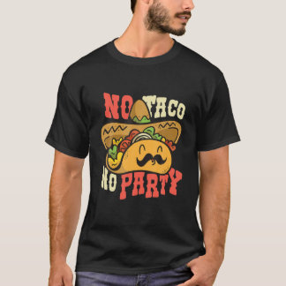 Cinco De Mayo Mexican No Taco No Party Boy Kids Gr T-Shirt