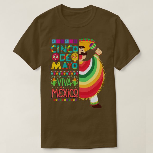 Cinco de mayo mexican Party T-Shirt (Design vorne)