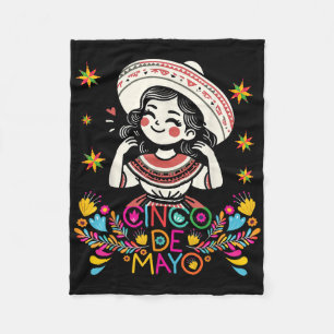 Cinco De Mayo Mexican Poncho 5 De Mayo Anime Niedl Fleecedecke