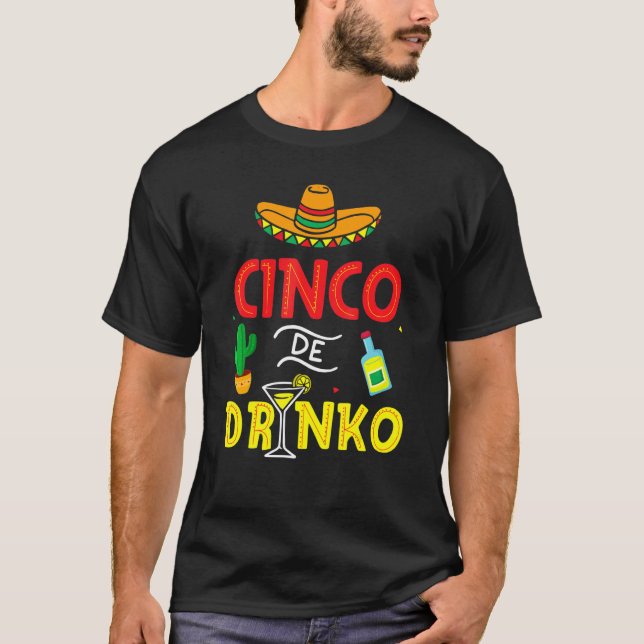 Cinco De Mayo Mexican Sombrero Fiesta Party Men Wo T-Shirt (Vorderseite)