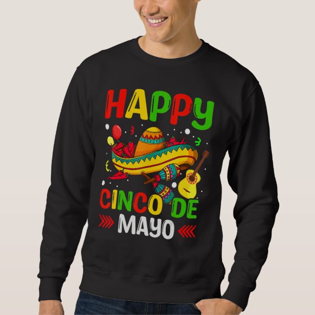 Cinco De Mayo Mexikanische Fiesta 5 De Mayo Sweatshirt (Vorderseite)