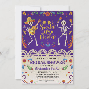 Cinco de Mayo Mexikanische Fiesta Brautparty Benut Einladung