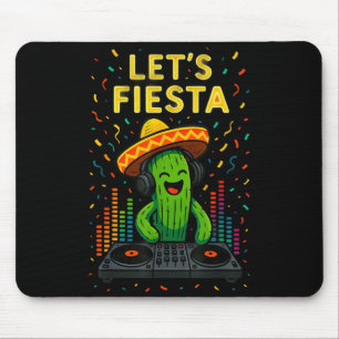 Cinco de mayo mexikanische Kaktus-Party lustig las Mousepad