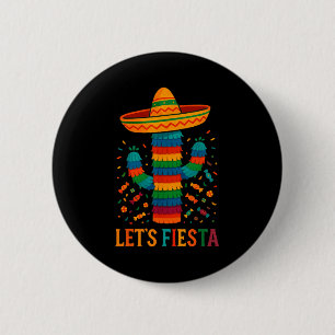 Cinco de mayo mexikanische Kaktus-Party lustig let Button