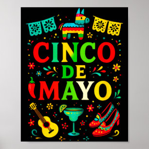 Cinco de Mayo - mexikanische Party feiern  Poster