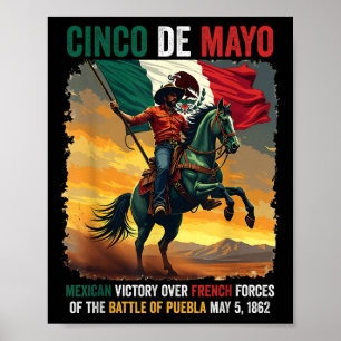 Cinco de Mayo Mexikanische Schlacht von Puebla 5.  Poster