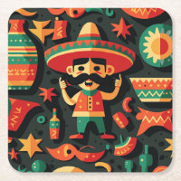 Cinco de Mayo. Mexikanischer heller Cartoon