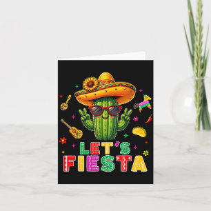 Cinco De Mayo Mexikanischer Kaktus Lustig Lass uns Karte