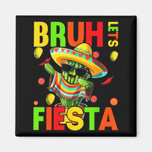 Cinco de Mayo mexikanischer Kaktus lustig lasst un Magnet