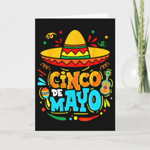 Cinco De Mayo Mexikanischer Sombrero Fiesta Chili Karte