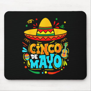 Cinco De Mayo Mexikanischer Sombrero Fiesta Chili Mousepad