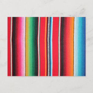 cinco de mayo, mexikanisches mexikanisches poncho  postkarte