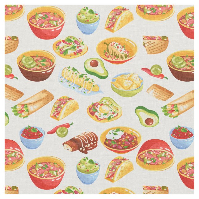 cinco de mayo mexiko burrito taco tamale stoff (Nahaufnahme)