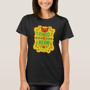 Cinco De Mayo Miauen Katze Jungen Frauen Männer Me T-Shirt