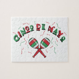 Cinco de Mayo mit Maracas Puzzle