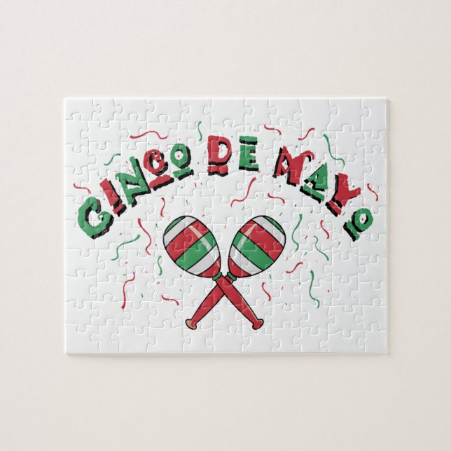 Cinco de Mayo mit Maracas Puzzle (Horizontal)