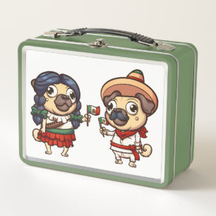 Cinco De Mayo Mops Lunchbox