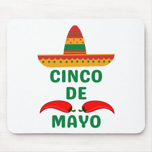 Cinco De Mayo Mousepad (Vorne)