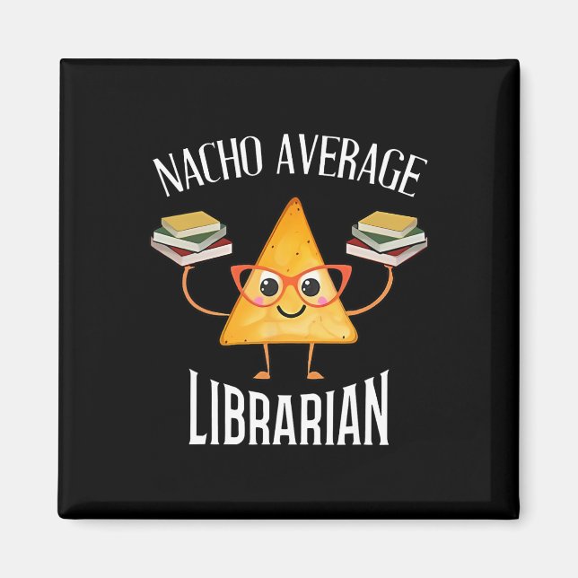 Cinco De Mayo Nacho Durchschnittlicher Bibliotheka Magnet (Vorne)