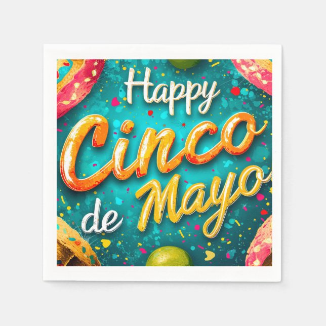 Cinco de Mayo Napkin Serviette (Vorderseite)