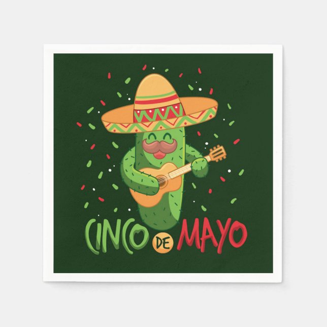 Cinco De Mayo Napkins Serviette (Vorderseite)