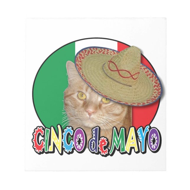 Cinco de Mayo Notizblock (Vorderseite)