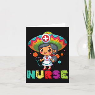 Cinco De Mayo Nurse Women Karte