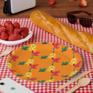 Cinco De Mayo Orange Pappteller