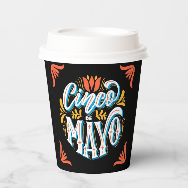 Cinco De Mayo Paper Cups Pappbecher (Vorderseite)