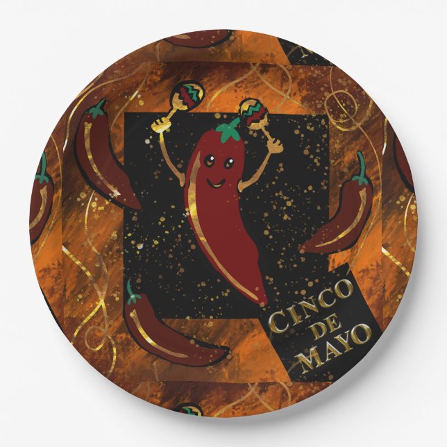 Cinco de Mayo  Pappteller (Vorderseite)