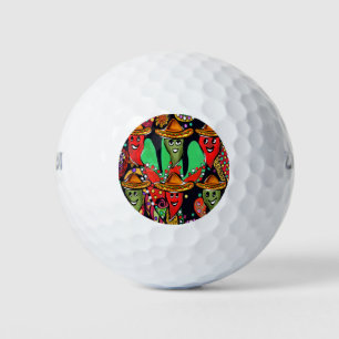 Cinco de Mayo Paprikaschoten Golfball