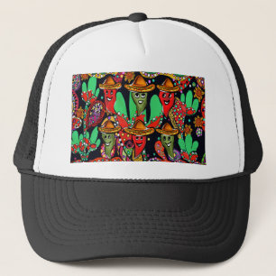 Cinco de Mayo Paprikaschoten Truckerkappe