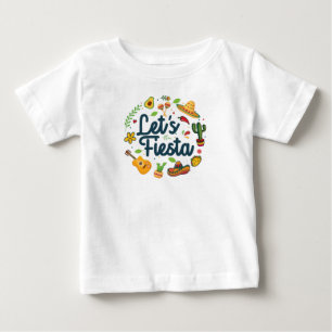 Cinco De Mayo Party Lasse Fiesta Baby T-shirt