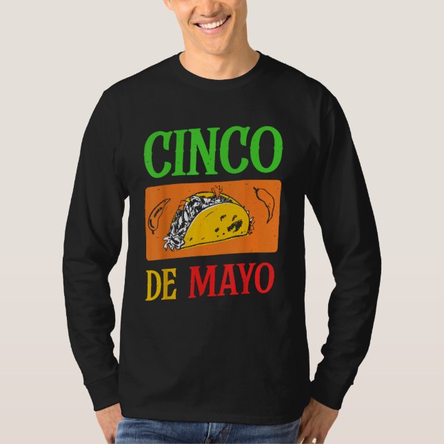 Cinco De Mayo Party Mexico Mexican Fiesta T-Shirt (Vorderseite)