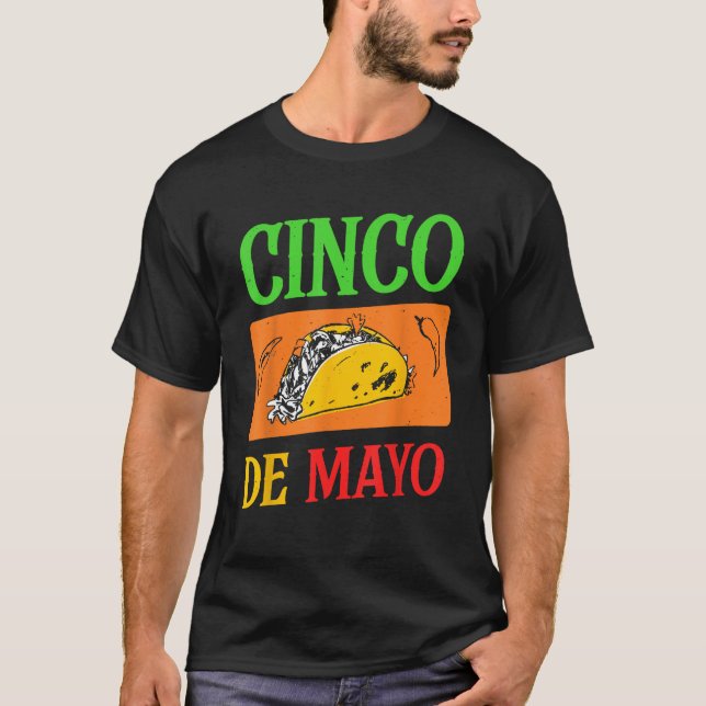 Cinco De Mayo Party Mexico Mexican Fiesta T-Shirt (Vorderseite)