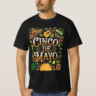 Cinco De Mayo Party Süße Party Elemente T-Shirt