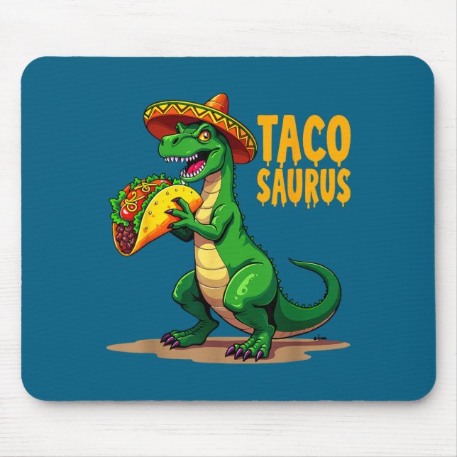 Cinco de Mayo-Party T-Rex Hut Tacosaurus Mousepad (Vorne)