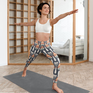 Cinco De Mayo Pattern Capri Leggings