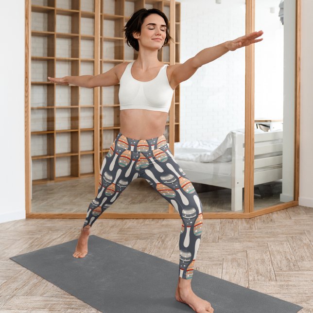 Cinco De Mayo Pattern Capri Leggings (Von Creator hochgeladen)