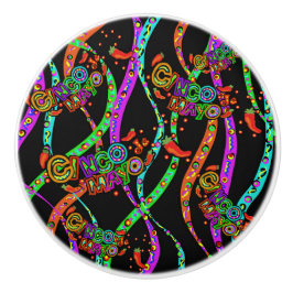 Cinco de Mayo Pattern Keramikknauf