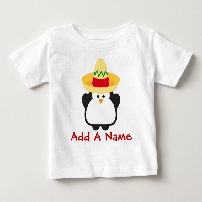 Cinco De Mayo Penguin-Kleinkind-Shirt Baby T-shirt (Vorderseite)