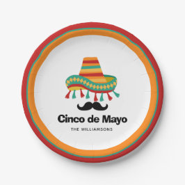 Cinco de Mayo Personalisiert Pappteller